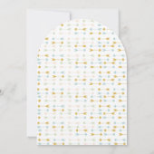 ボホベイビーシャワーオベビー招待状 招待状 (裏面)