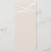 ボホベイビーシャワーモダンを心待ちにする メニュー (裏面)