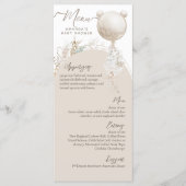 ボホベイビーシャワーモダンを心待ちにする メニュー (正面)