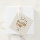 ボホベイビーシャワー子供部屋テーマありがとう フェイバータグ (インサイチュ)