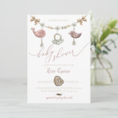 ボホベイビーシャワー招待状マクラメベビーシャワー 招待状 (スタンド正面)