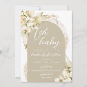 ボホベイビーシャワー招待状 招待状 (正面)