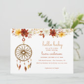 ボホベイビーシャワー男女兼用 招待状 (スタンド正面)