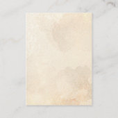 ボホベジ素朴ュカスタムーイヤリング表示カード 名刺 (裏面)