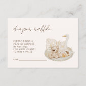 ボホベビーおむつラッフルシャワ男女兼用ー エンクロージャーカード (正面)