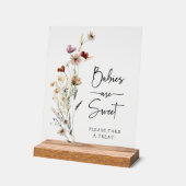 ボホベビーは甘いアクリルの看板 アクリルサイン (傾斜)