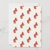 ボホベビーアクセサリー赤ちゃんシャワー 招待状 (裏面)