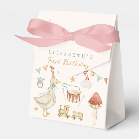 ボホベビーウォーターカラートイズこんにちはベビーファースト誕生日 フェイバーボックス (正面サイド)