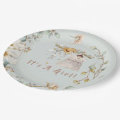 ボホベビーガールドレスコーディネート ペーパープレート (アングル)