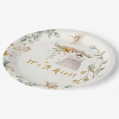 ボホベビーガールドレスコーディネート ペーパープレート (アングル)