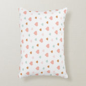 ボホベビーガールパステルラブハート アクセントクッション (正面(垂直))