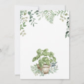 ボホベビークリブベビーシャワー 招待状 (裏面)