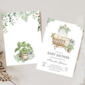 ボホベビークリブベビーシャワー 招待状