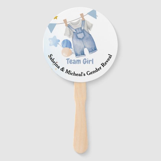 ボホベビークロトラインジェンダーがチームの少年を明かす ハンドファン (正面)