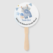 ボホベビークロトラインジェンダーがチームの少年を明かす ハンドファン (正面)