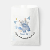 ボホベビークロトラインジェンダーがチームガールを明かす フェイバーバッグ (正面)