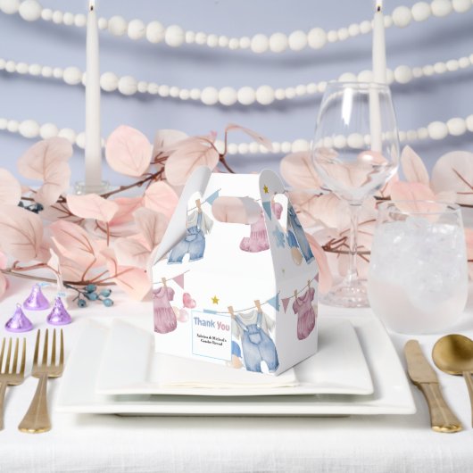 ボホベビークロトラインジェンダーの公開 フェイバーボックス (ウェディング)