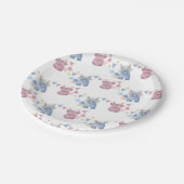 ボホベビークロトラインジェンダーの公開 ペーパープレート (アングル)