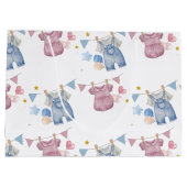 ボホベビークロトラインジェンダーの公開 ラージペーパーバッグ (裏面)