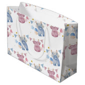 ボホベビークロトラインジェンダーの公開 ラージペーパーバッグ (裏面アングル)