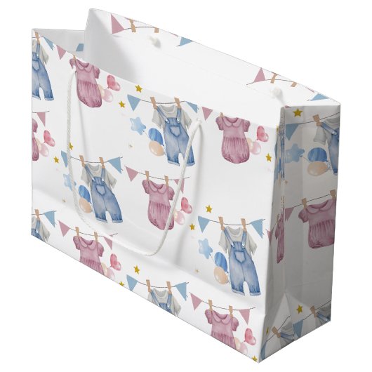 ボホベビークロトラインジェンダーの公開 ラージペーパーバッグ (正面アングル)