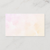 ボホベビーゾウ珊瑚ベビーシャワー登録 エンクロージャーカード (裏面)