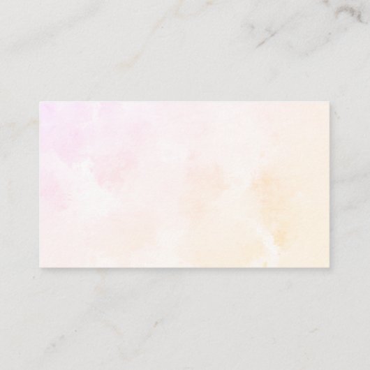 ボホベビーゾウ珊瑚ベビーシャワー登録 エンクロージャーカード (裏面)