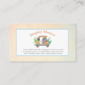 ボホベビーゾウ&モンキーゴルフシャワーディスプレイ エンクロージャーカード (正面)