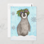 ボホベビーペンギン ポストカード (正面/裏面)