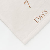 ボホベビーマイルストーンウッドランドアニマルリース フリースブランケット (角)