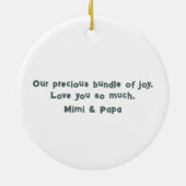 ボホベビー初めてのクリスマス列車オーナメント セラミックオーナメント (裏面)