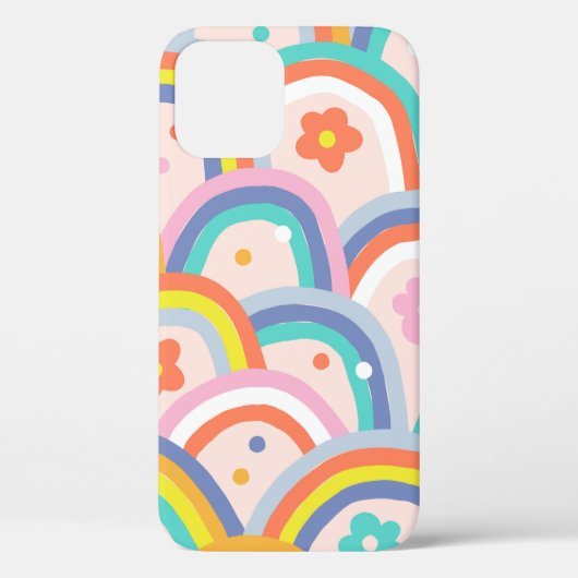 ボホベビー夏の虹の継ぎ目お洒落のないパター Case-Mate iPhoneケース (裏面)