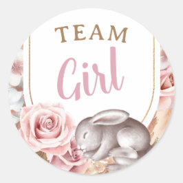 ボホベビー性別推測の女の子を明かす ラウンドシール