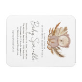 ボホベビー振りかける招待状とスイートベア マグネット (横)