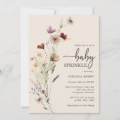 ボホベビー散水 招待状 (正面)