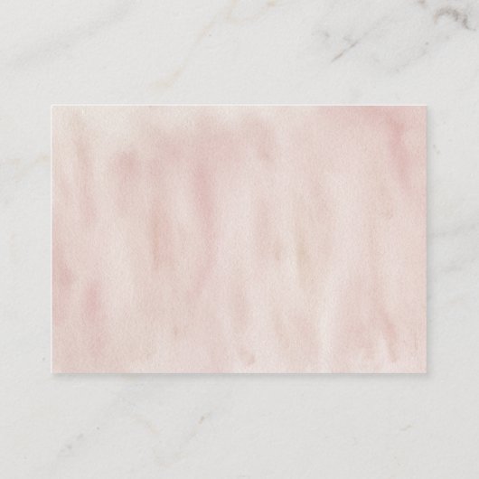 ボホベビー物干し器ベビシャワーブックリクエスト エンクロージャーカード (裏面)