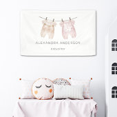 ボホベビー衣料水カラーベビーシッターのプロモーション 横断幕