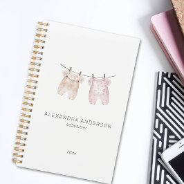 ボホベビー衣料水カラーベビーシッター プランナー手帳