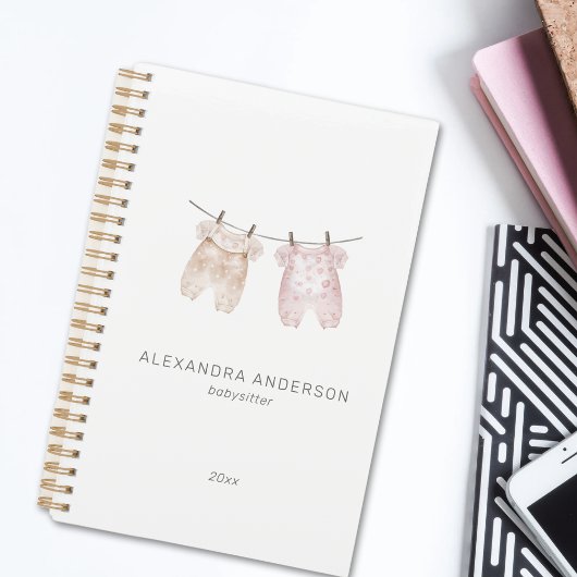 ボホベビー衣料水カラーベビーシッター プランナー手帳