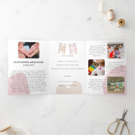 ボホベビー衣料水カラーベビーシッター 三つ折りカード