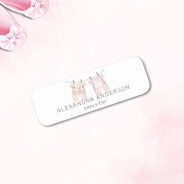 ボホベビー衣料水カラーベビーシッター 名札