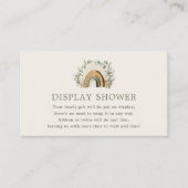 ボホベビー表示シャワーカード エンクロージャーカード (正面)