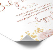 ボホベビー靴下狩りベビーシャワーポスター ポスター (角)