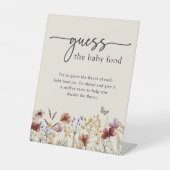 ボホベビー食品サイン 台座サイン (正面)