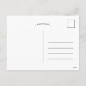 ボホベモダンビーシャワーバイメール招待状 シーズンポストカード (裏面)