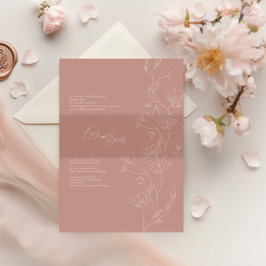 ボホベリーバンド | テラコッタとフローラ作品 招待状ベリーバンド