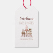 ボホベーキングベーカリーブティックカップケーキ&ペストリー ギフトタグ (正面)