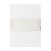 ボホベージュとピンクローズ結婚ズ 招待状ベリーバンド (裏面例)