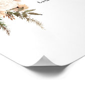 ボホベージュムーンベビーシャワー深夜おむつ ポスター (角)