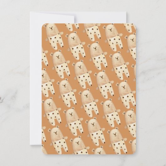 ボホベームーンモバイルベビーシャワー招待状 招待状 (裏面)